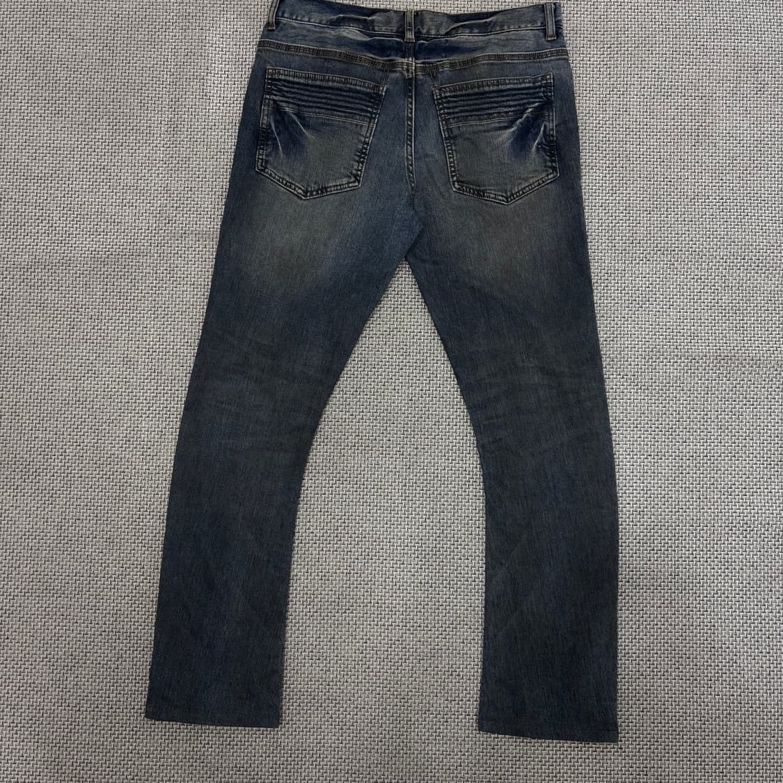 SCHLUSSEL  바이크 워싱 데님팬츠 Slim Fit 상품이미지1