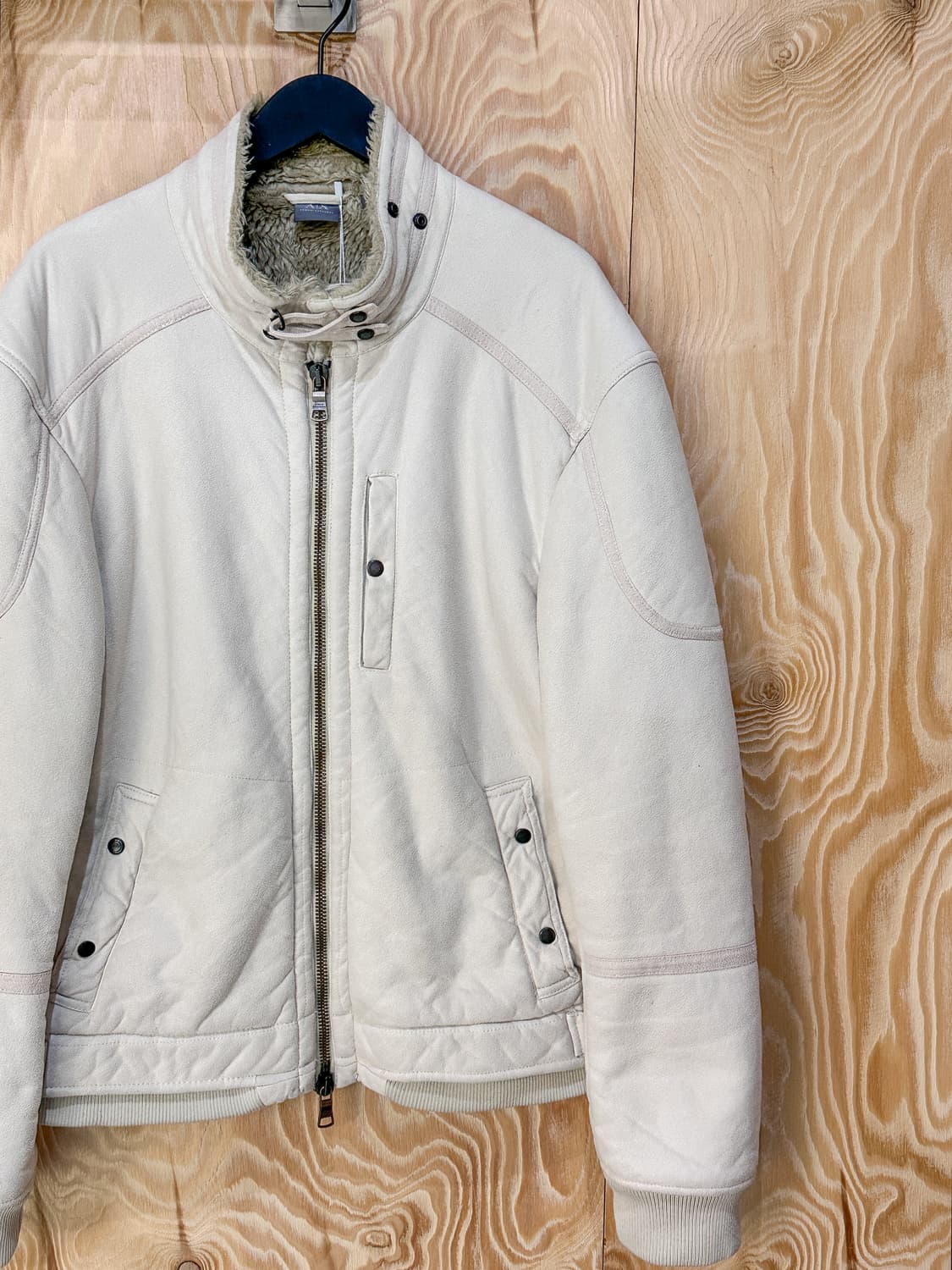 아르마니익스체인지 쉐르파 라이닝 바이커 자켓 상품이미지4