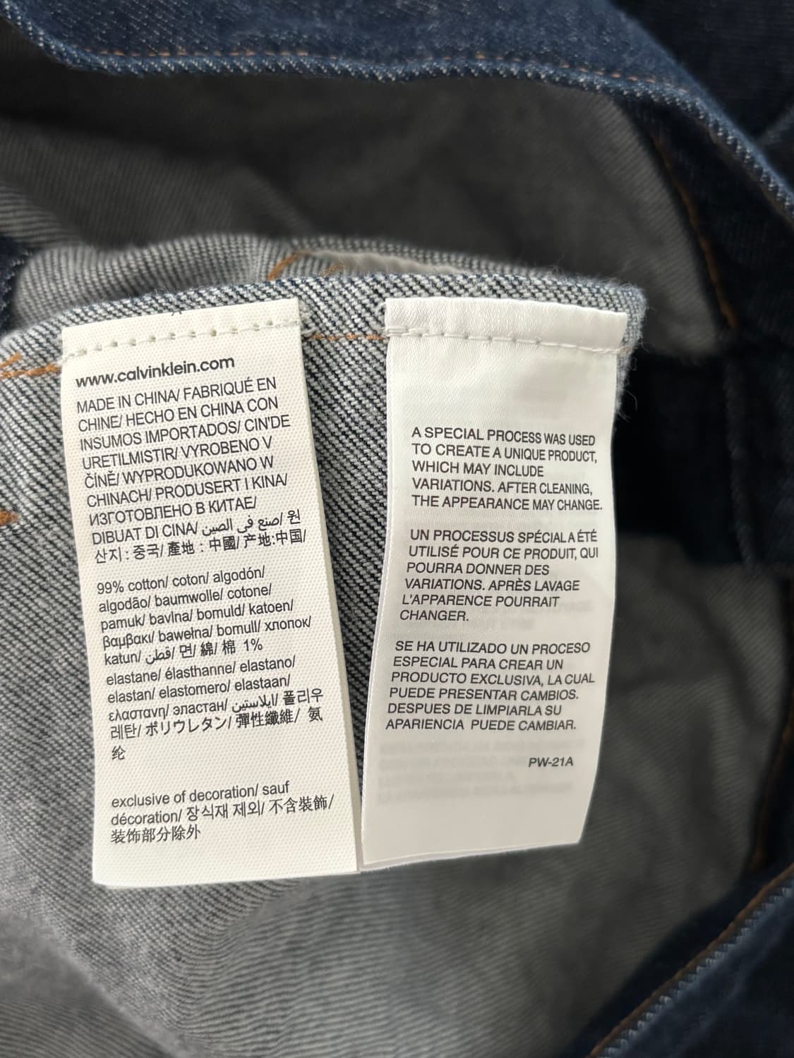 Calivin Klein 캘빈클라인 데님 자켓  상품이미지8