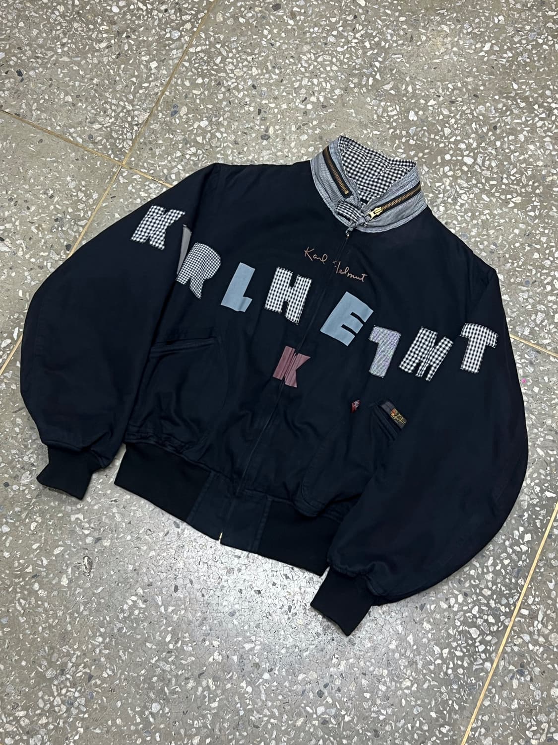 Karl Helmut Patch Bomber Jacket 상품이미지2