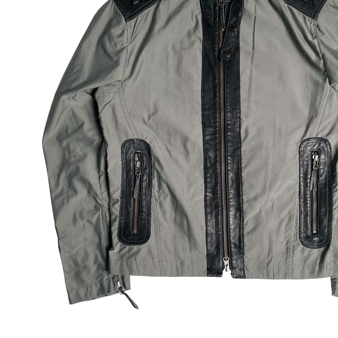 Ez by zegna 나일론 레더 자켓 상품이미지5