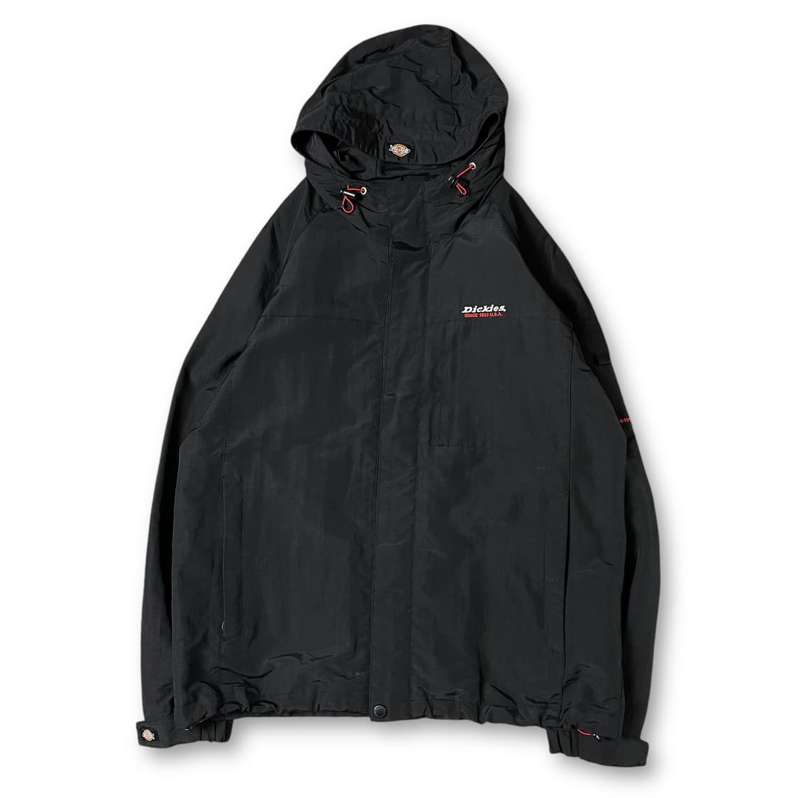 디키즈 블랙 멀티포켓 스트링 나일론 바람막이 자켓 M 상품이미지1
