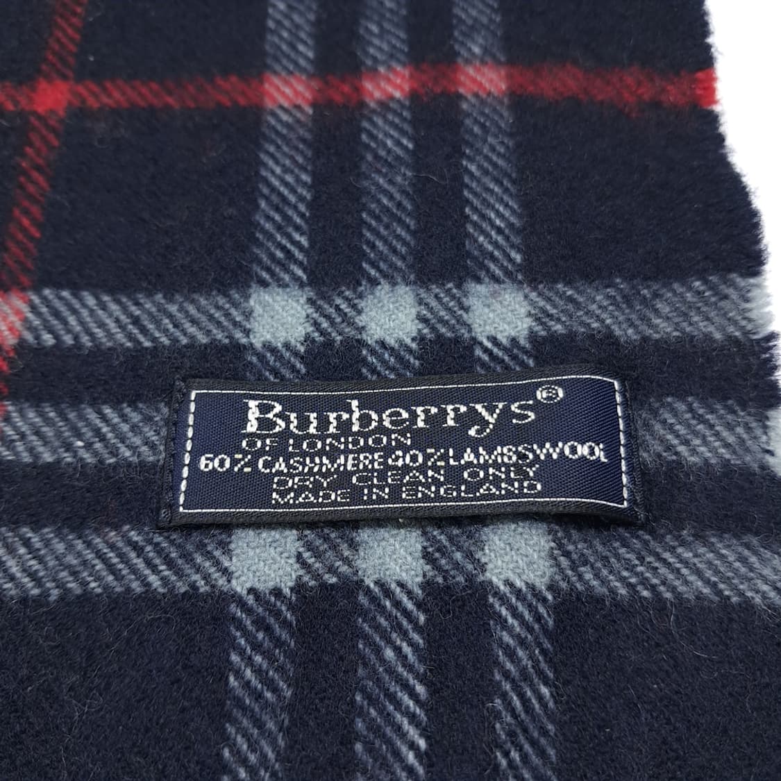 MX460 버버리 네이비 노바체크 머플러 목도리 상품이미지4