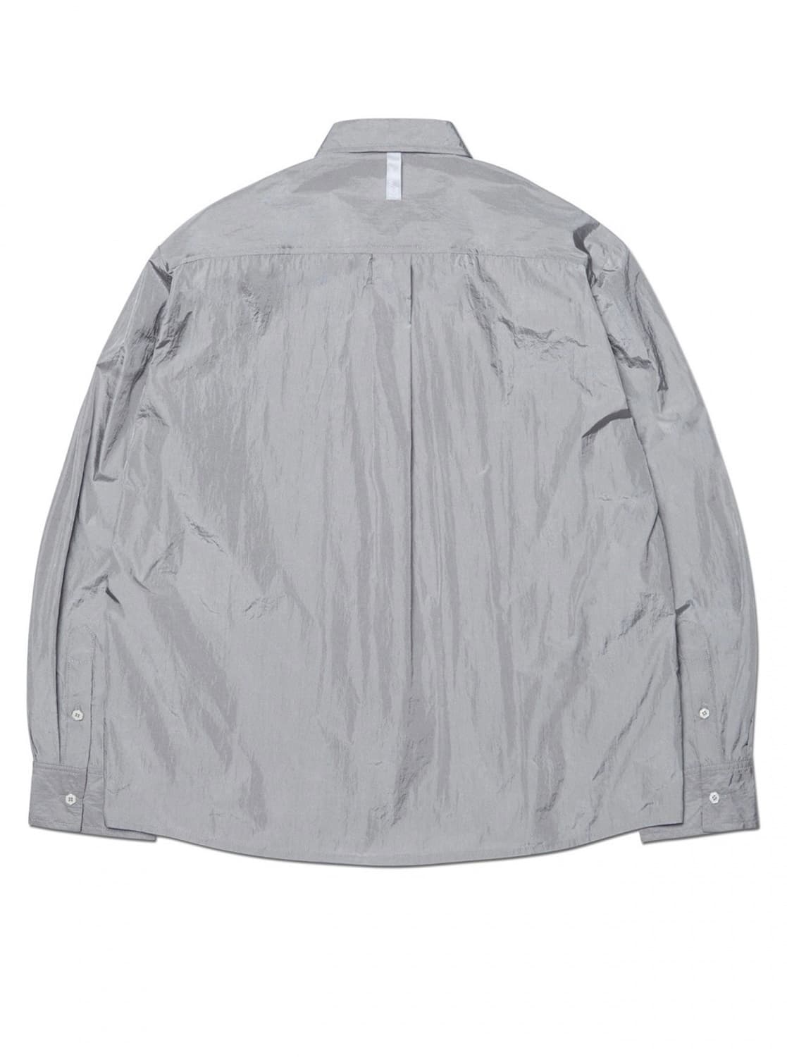 새상품) 노메뉴얼 나일론 메탈 셔츠 실버 L 상품이미지2
