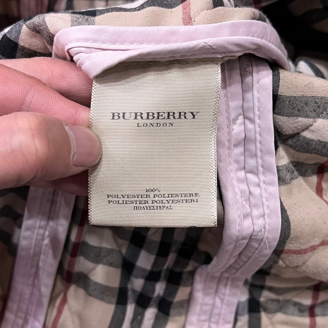  버버리 퀼팅 자켓 +명품감정서 y15713 상품이미지7