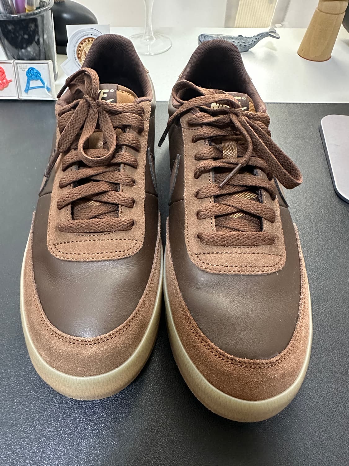 나이키 킬샷2 레더 바로크브라운 상품이미지3