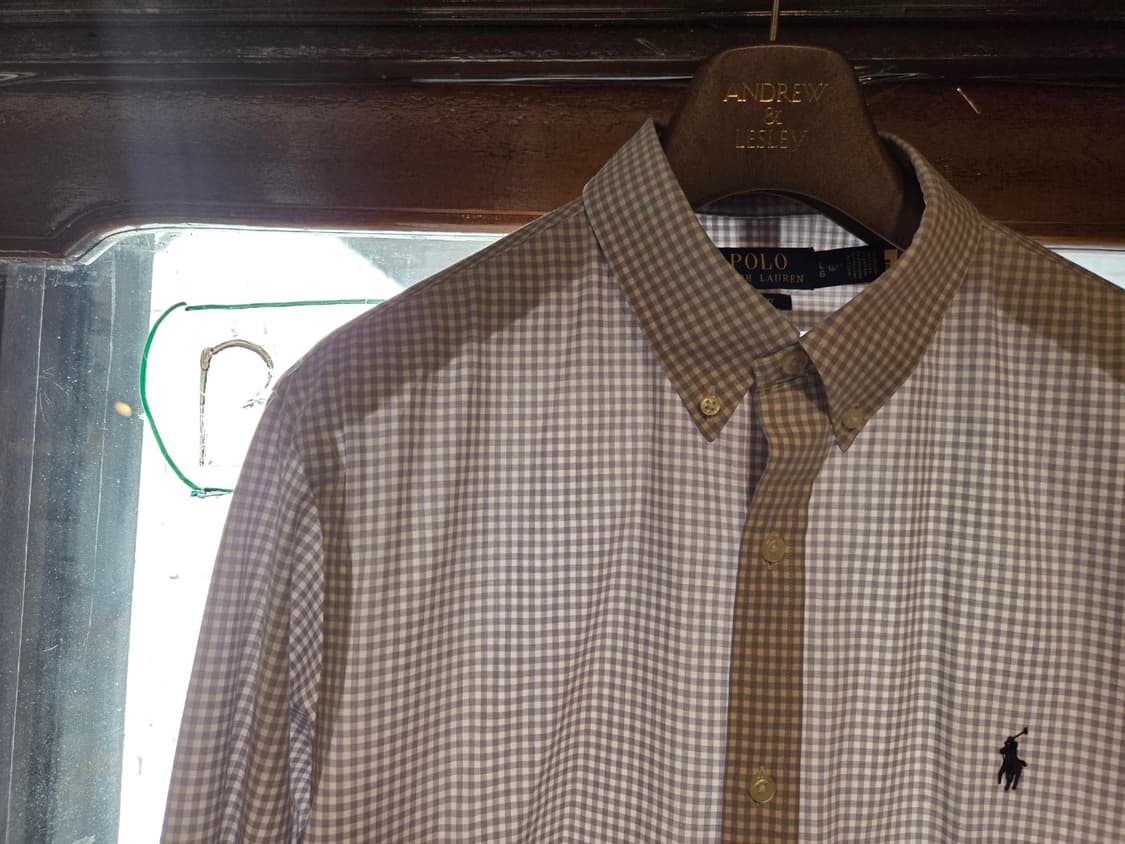 폴로랄프로렌 깅엄패턴셔츠 상품이미지2