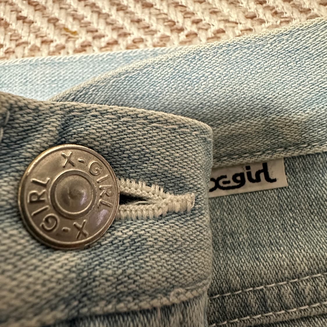 X-GIRL japan made denim skirt 상품이미지3