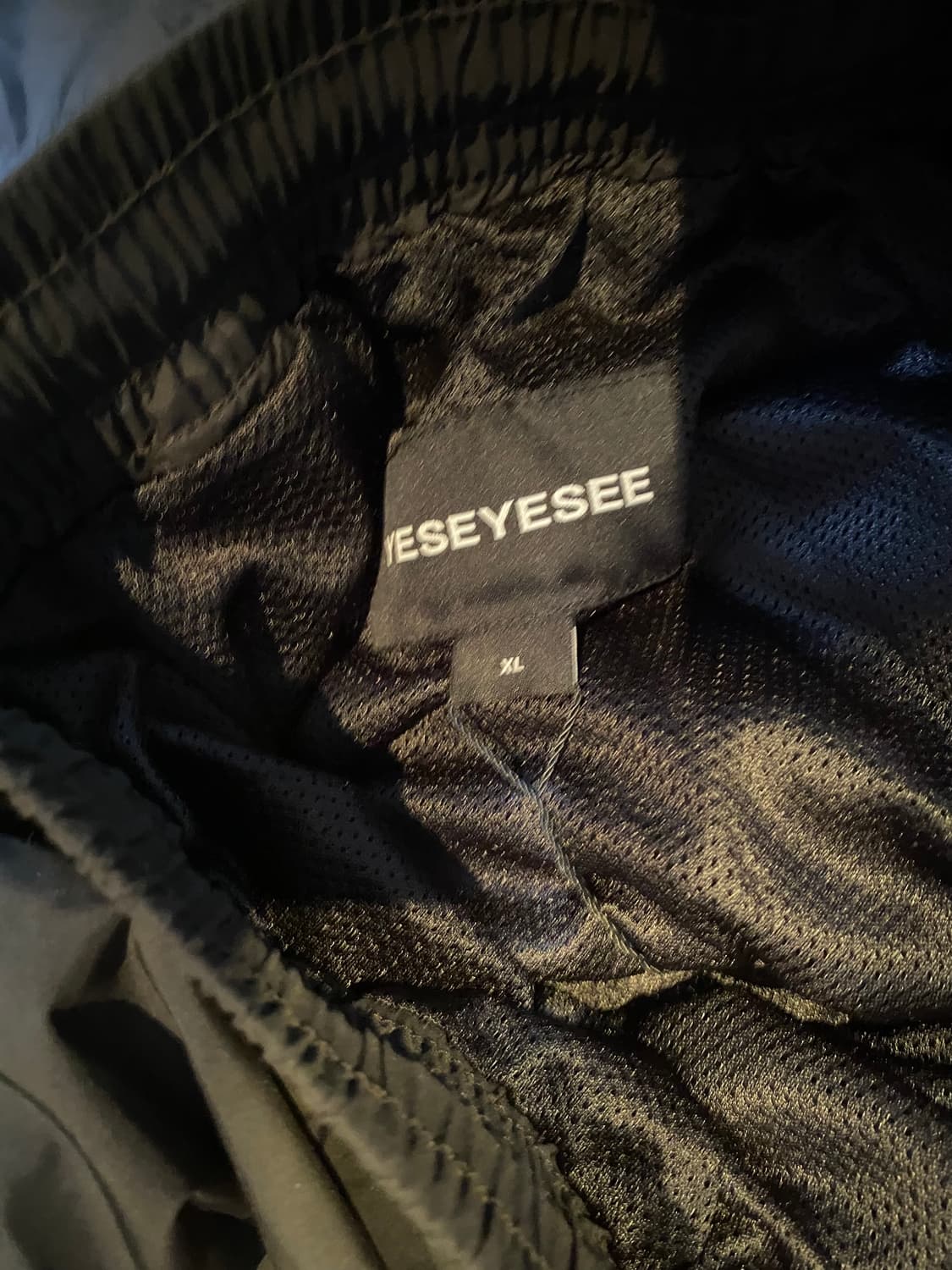 예스아이씨 staff 나일론 립스탑 오버핏 조거팬츠 xl 블랙 상품이미지3