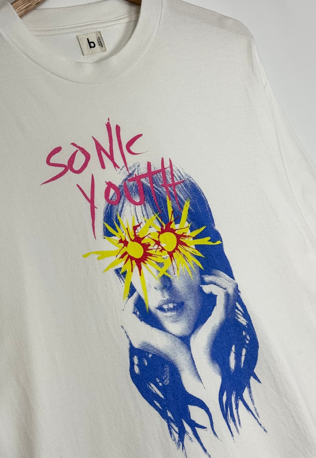 24SS 블럼스 루트스탁 소닉유스 빈티지 와이드 반팔 티셔츠 L 상품이미지4