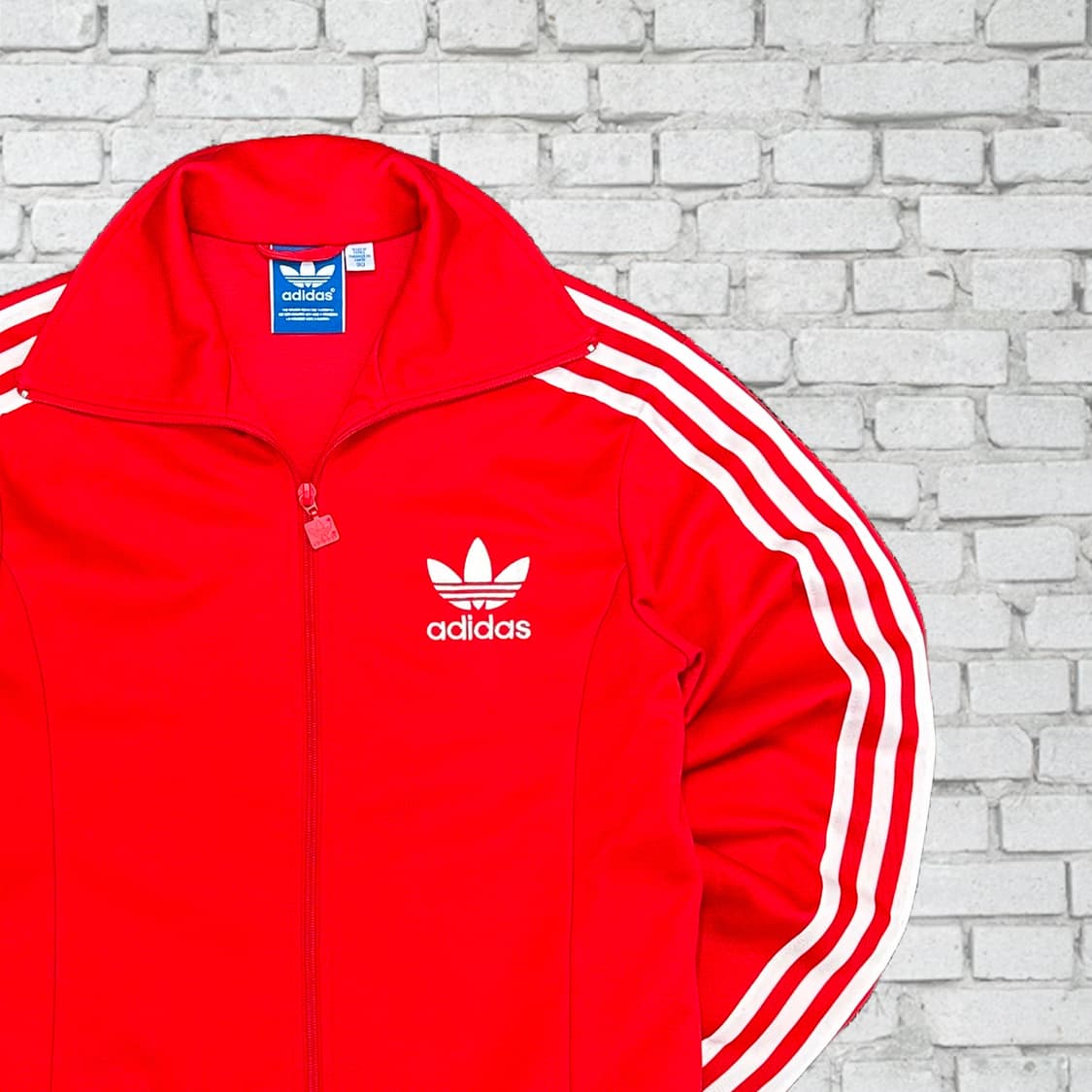 아디다스 자수로고 유로파 빈티지 레드 져지 90 상품이미지1
