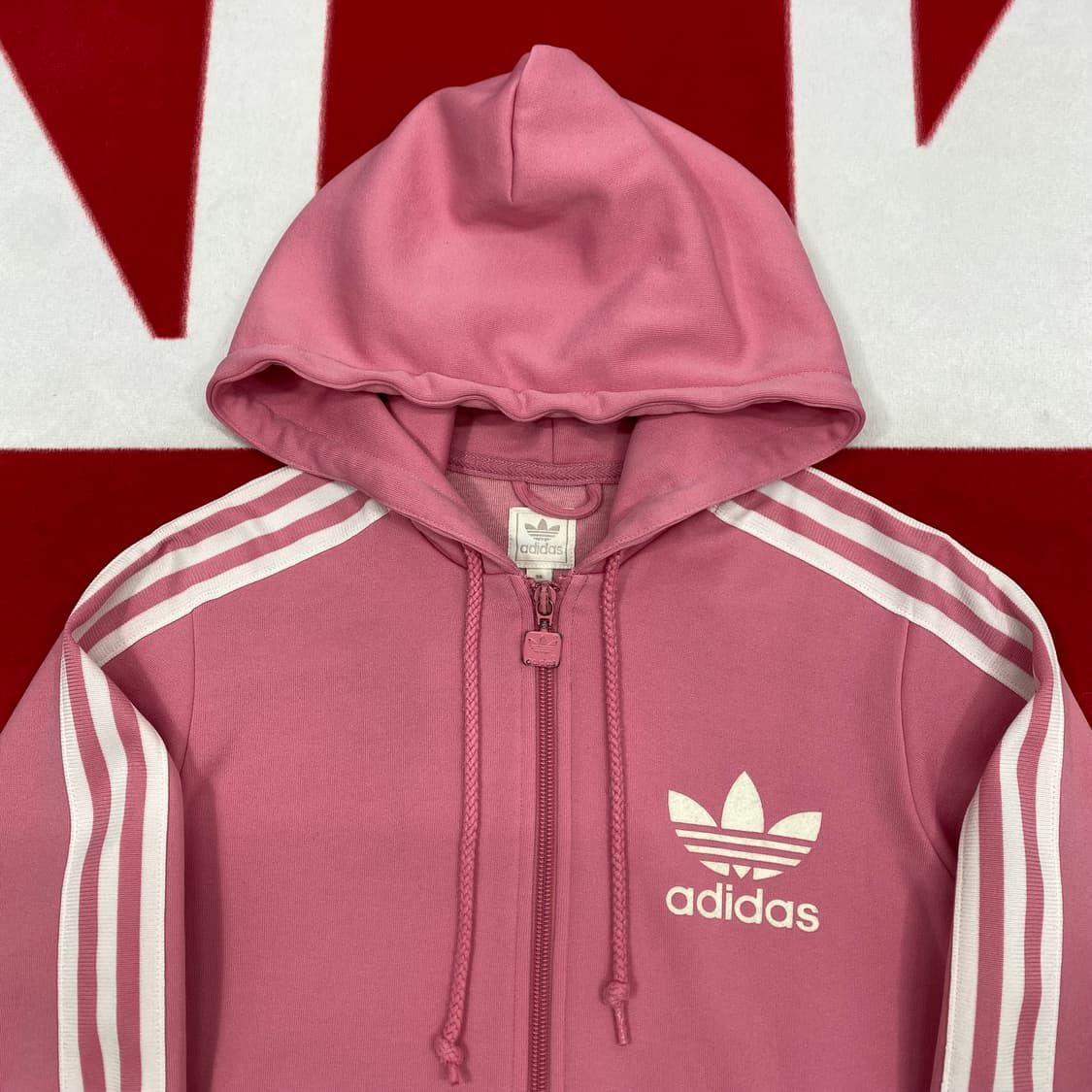 아디다스 플락 후드져지 실측 여성55 상품이미지3