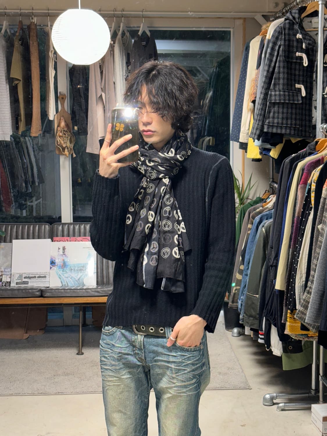 Glen prince 피스 심볼 머플러 상품이미지4