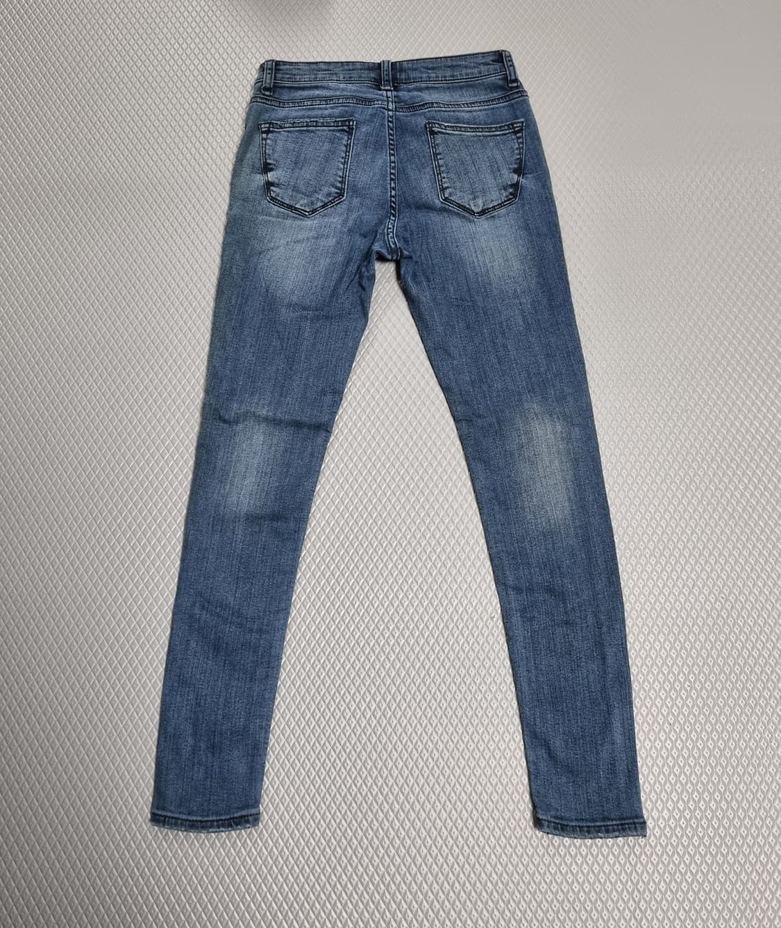 탑텐 인디고 데님 스키니진 청바지(기모) 상품이미지3