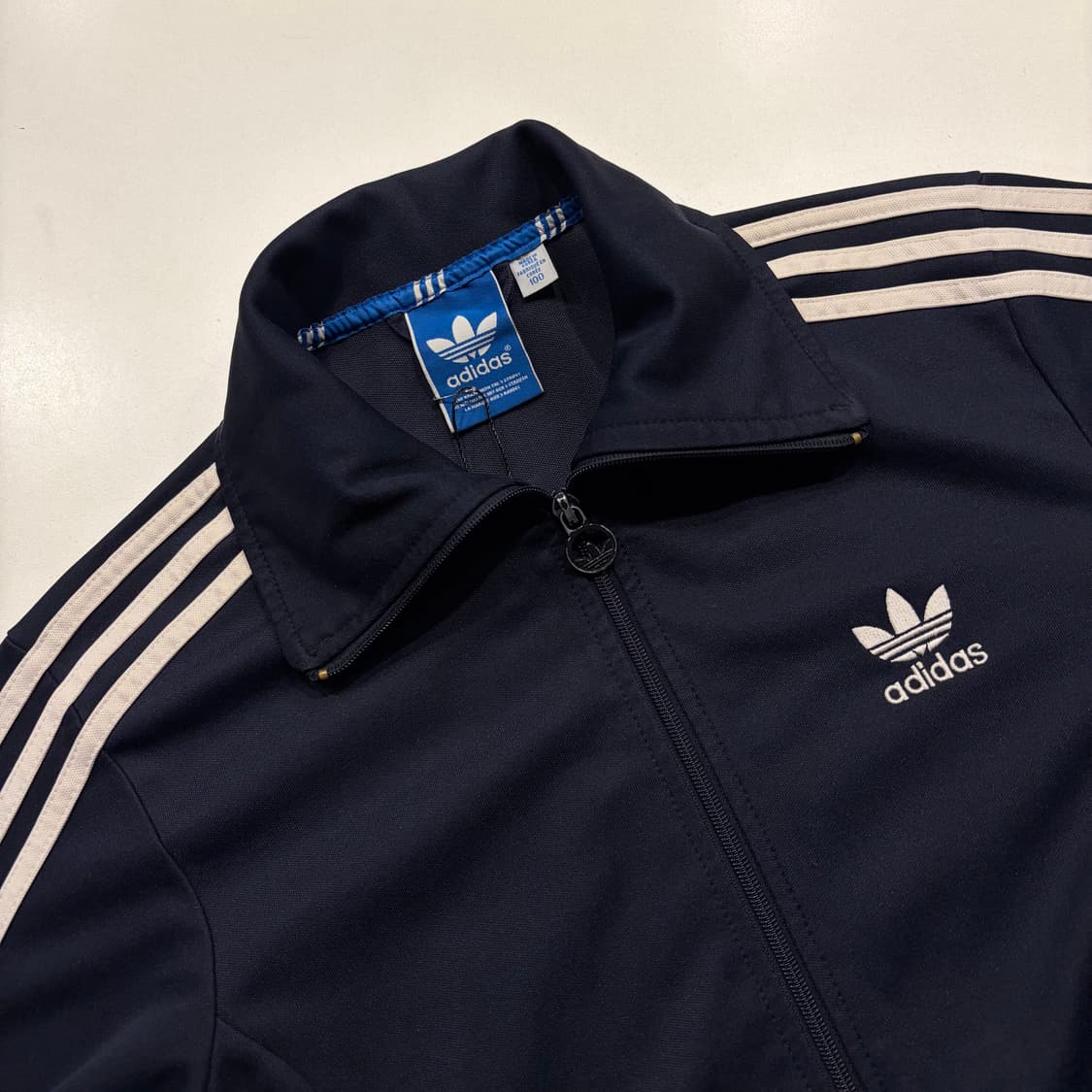 [100] 14s 아디다스 유로파 삼선 트랙탑 져지 네이비 C270 상품이미지3