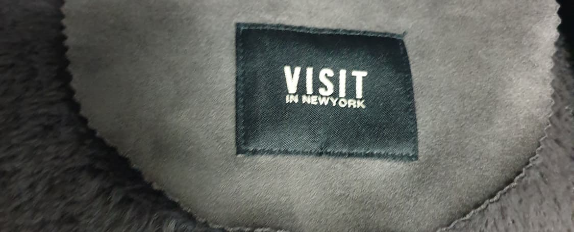 비지트인뉴욕 사선지퍼 스웨이드 무스탕 모카 (66) 상품이미지5