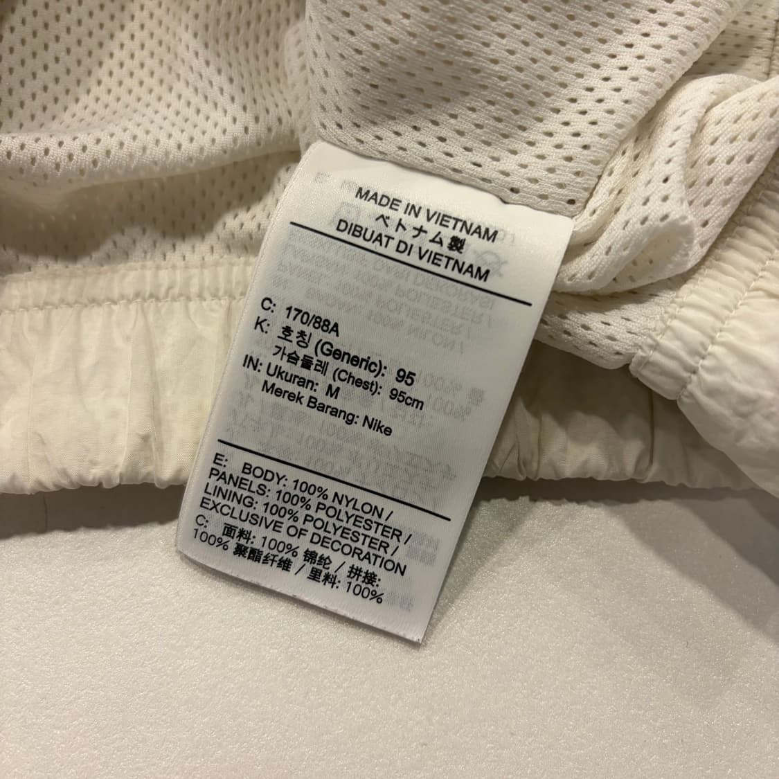 [M] 나이키 빅스우시 바람막이 화이트/블랙 B348 상품이미지8