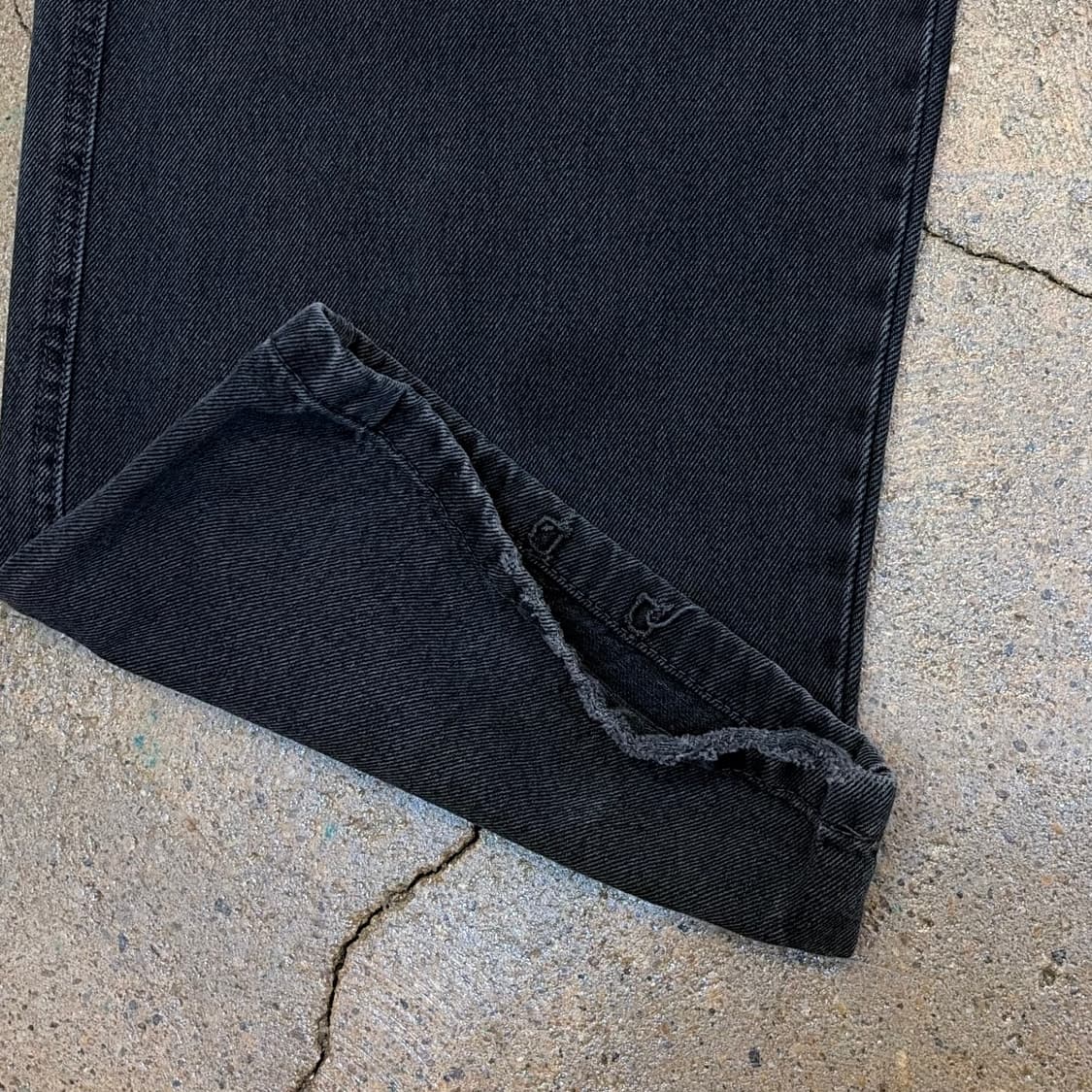 USA 빈티지 리바이스 94배기 블랙진 카고 청바지 상품이미지6