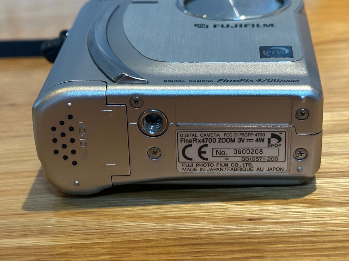 작례 O) 후지필름 파인픽스 4700z 빈티지 디카 상품이미지5