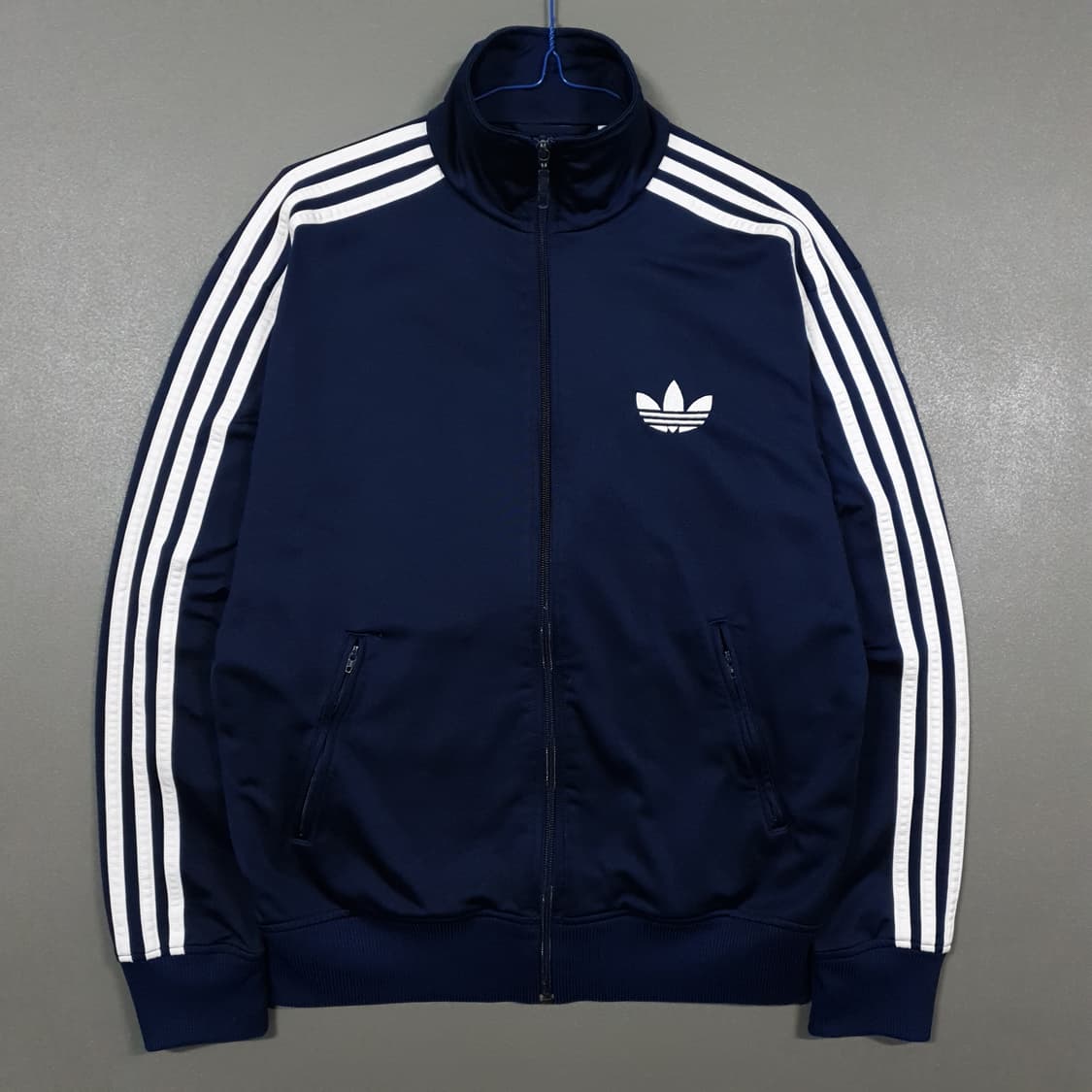 M) 아디다스 희귀 유로파 파이어버드 트랙탑 져지 자켓 네이비 95 상품이미지1