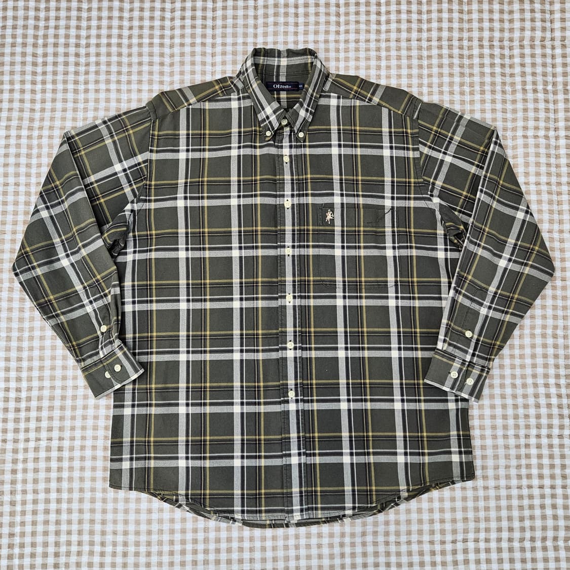 올젠 오버핏 셔츠 남방 남자100 상품이미지1