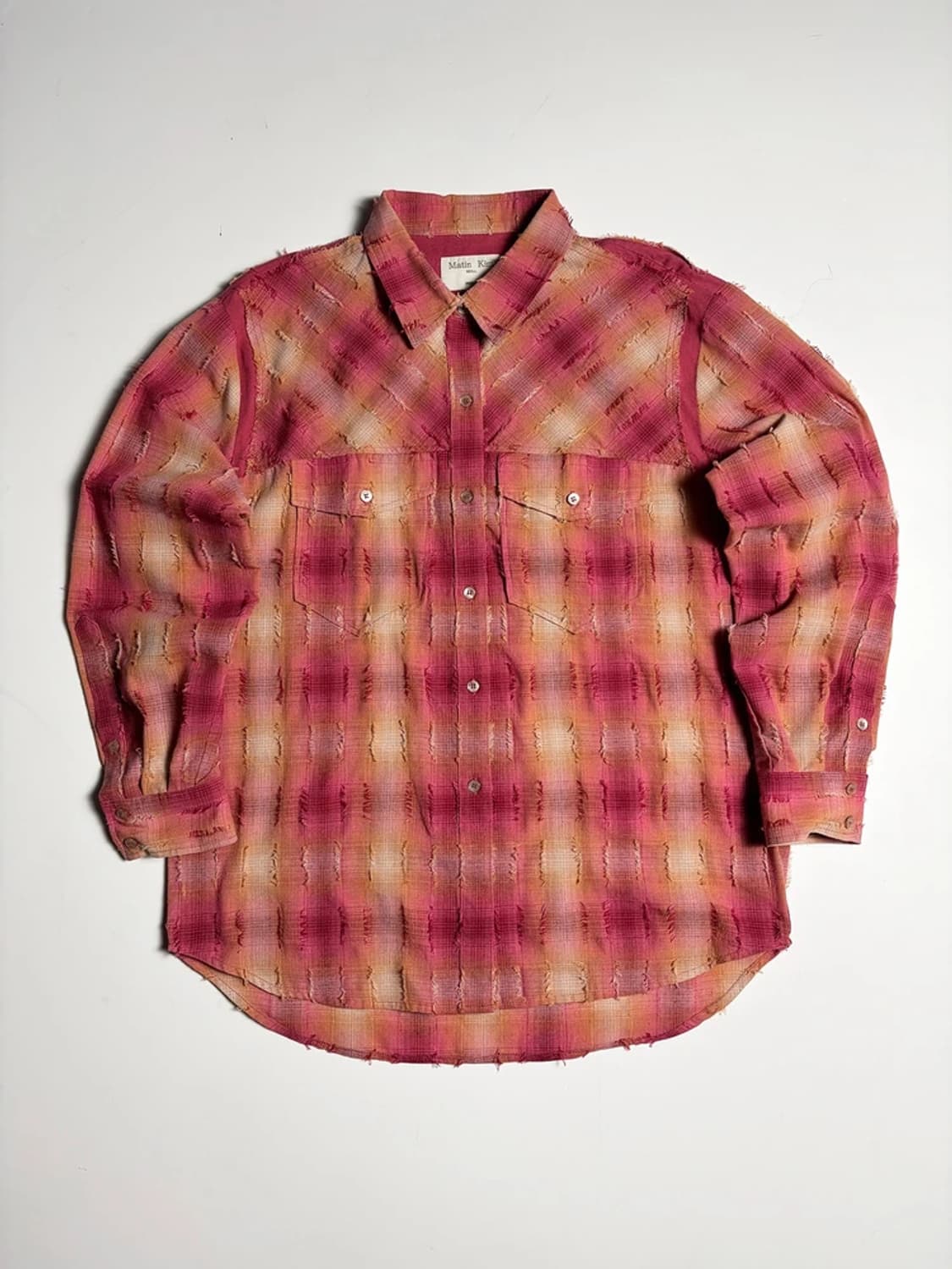마뗑킴 24SS 투포켓 체크 핑크 셔츠 R1175 상품이미지1
