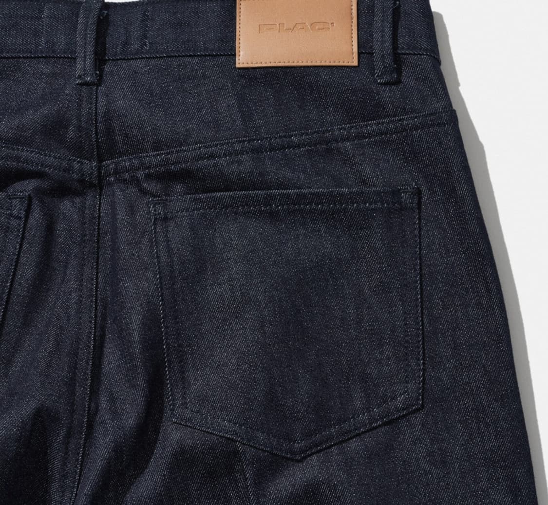 PLAC 진 : 크롭 테이퍼드 데님팬츠 P51 로우 [이집트 데님] 상품이미지3