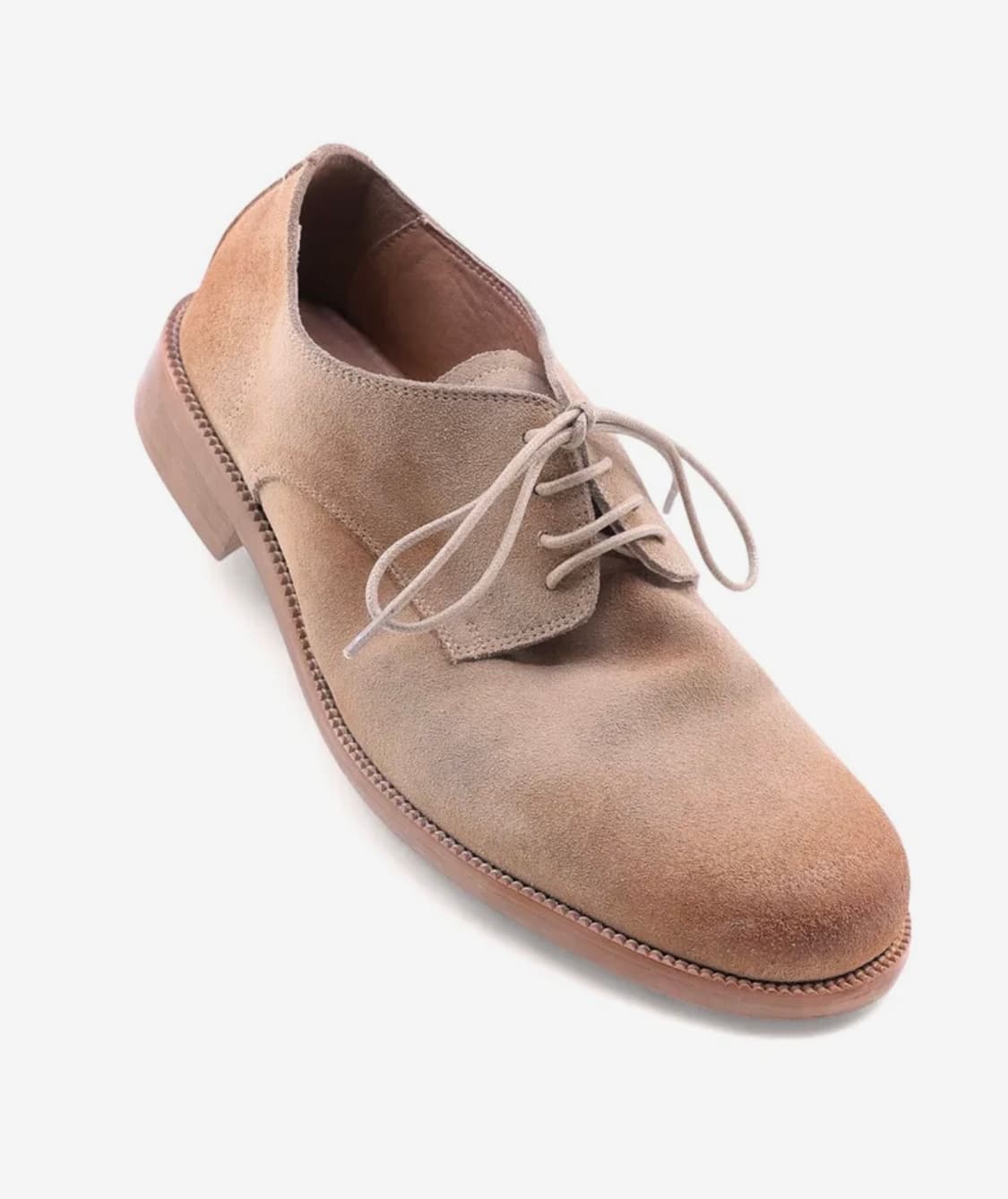 홀리 스웨이드 컴포트 더비 슈즈 샌드 상품이미지5