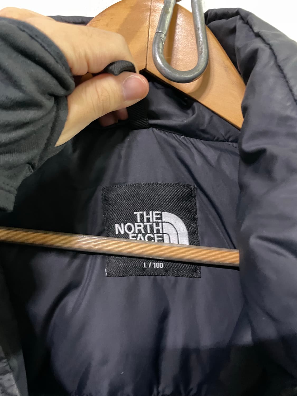 노스페이스 에코 눕시 블랙 패딩 100-105 사이즈 상품이미지5