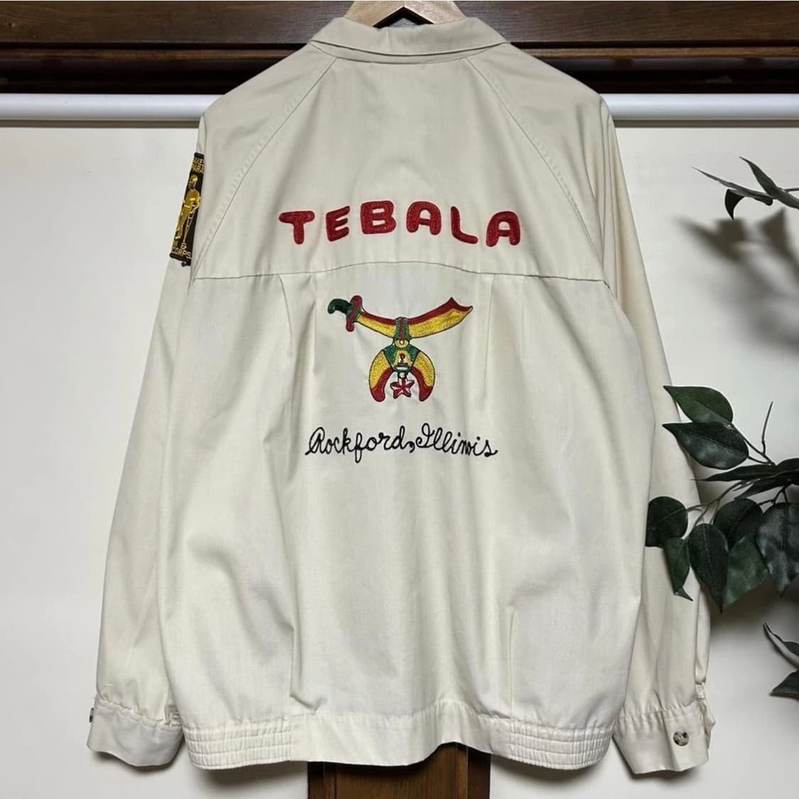 70s 체인스티지 자수 스포츠 헤링턴 자켓 XL 상품이미지1