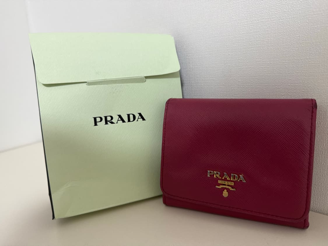 프라다 사파이어 정품 3단지갑 상품이미지2
