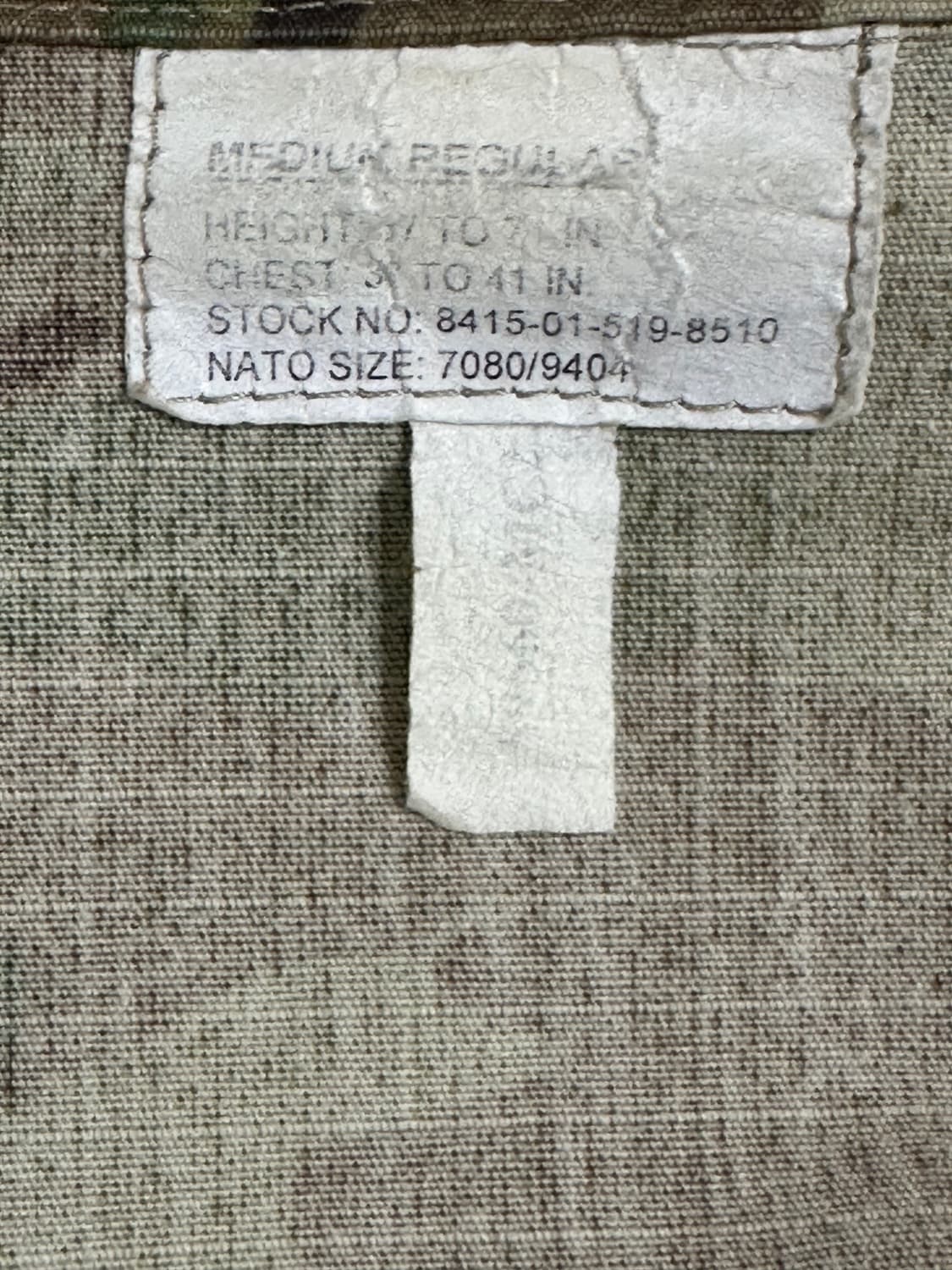 미군 OCP 전투복 상의 (M/R) (L) 상품이미지5