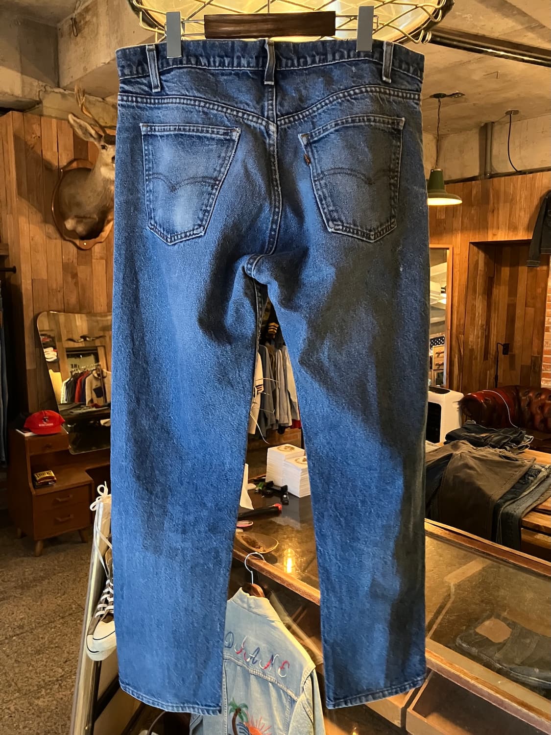 80s USA 빈티지 리바이스 505 데님 팬츠 상품이미지5