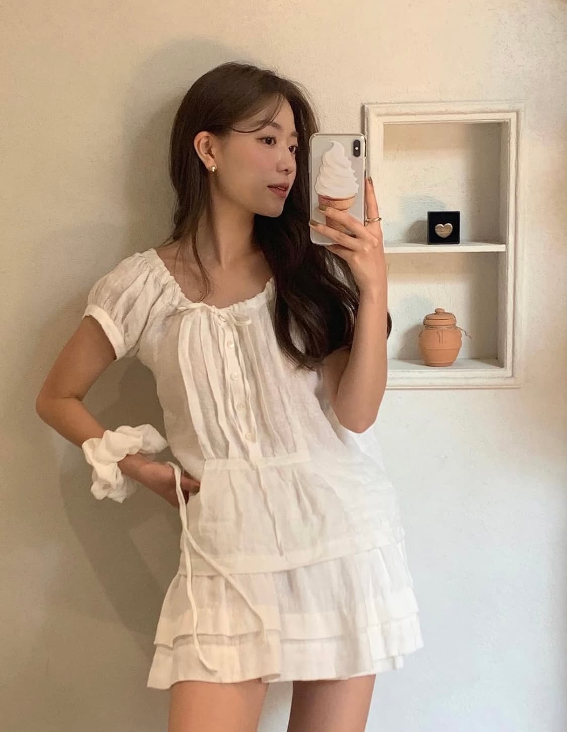 (set) 더바넷- pufleat linen blouse& besque 상품이미지6