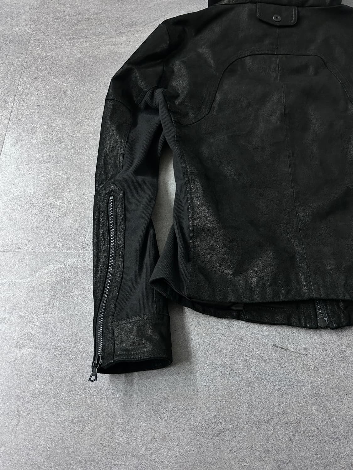 No id 보노 하이넥 돈피 자켓 상품이미지8