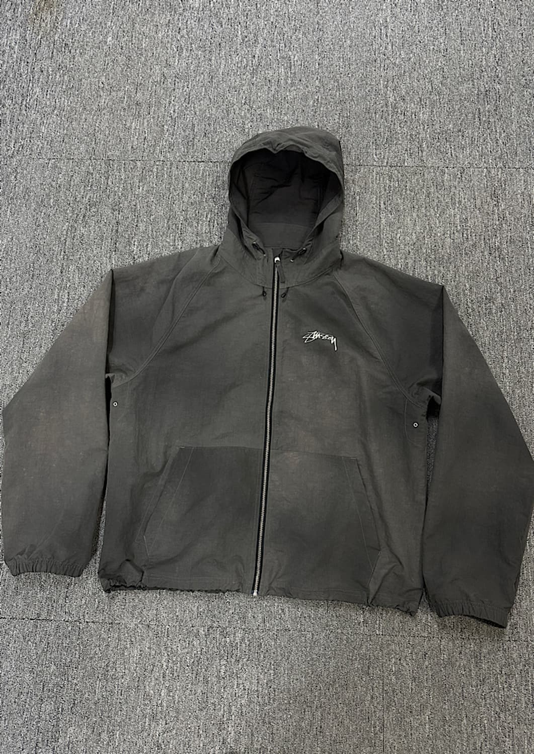 스투시 비치쉘 웨이브 다이 오버핏 바람막이 XXL 상품이미지2