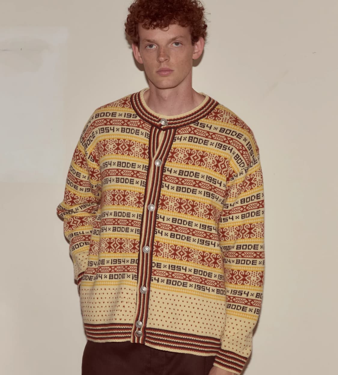 (M) BODE 보디 Marzipan 니트 가디건 25FW 상품이미지2