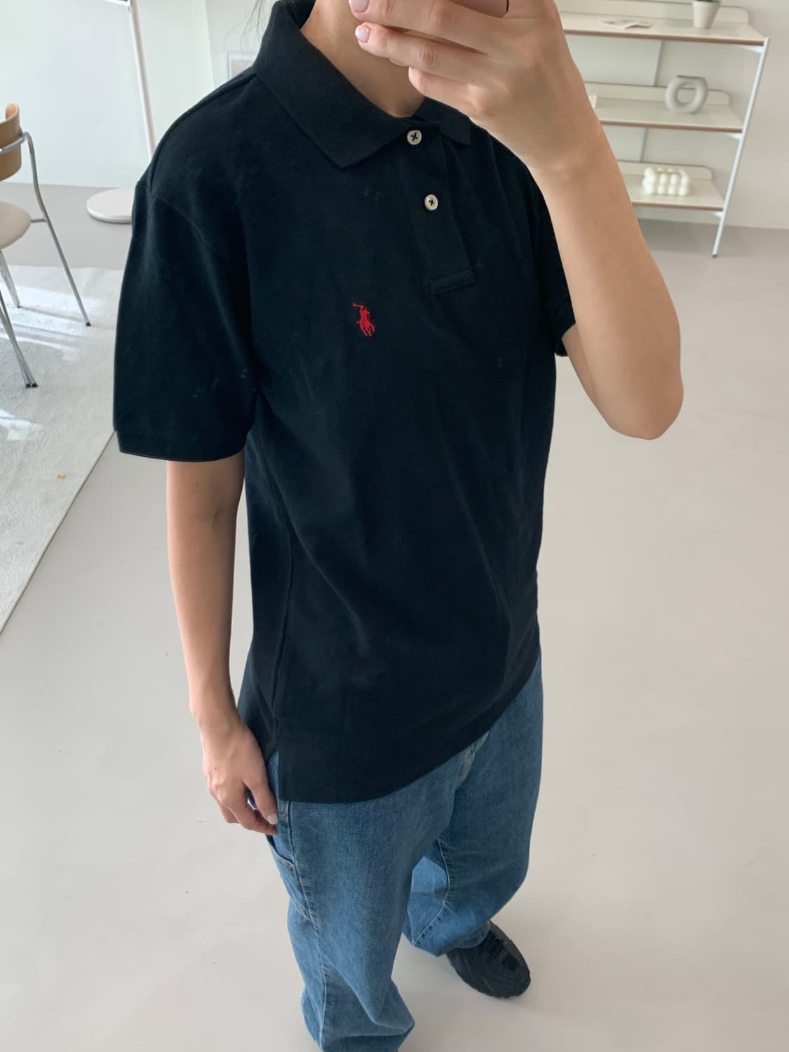 폴로 랄프로렌 보이즈 블랙 카라티 20 (XL) 상품이미지5