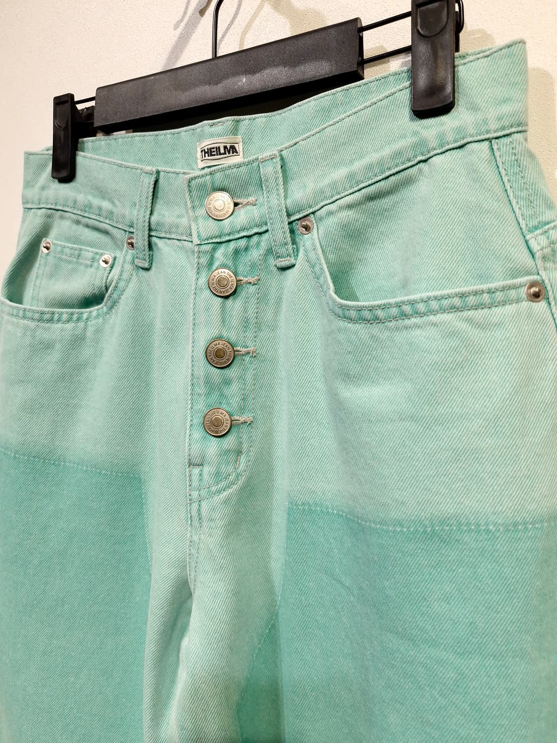 THEILMA 더일마 민트 와이드 데님 팬츠 상품이미지3