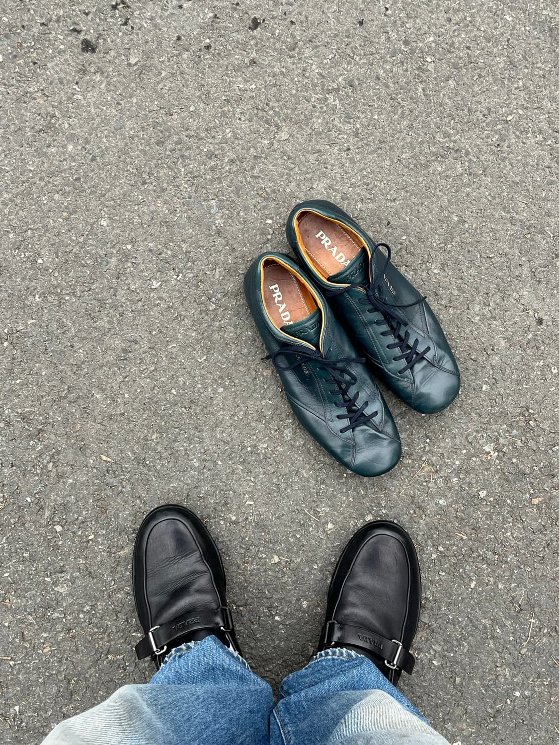 00s Prada Sports Buckle Loafers 상품이미지2