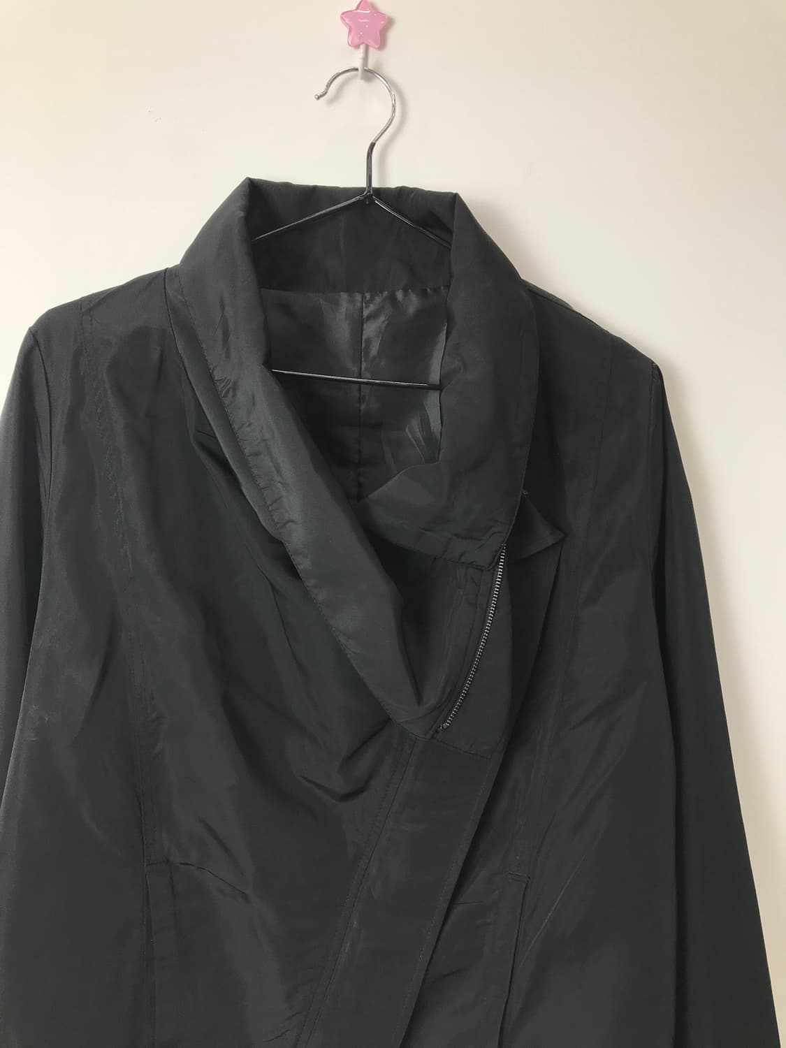 Jpn High-Neck Draped Windbreaker Jacket 상품이미지7