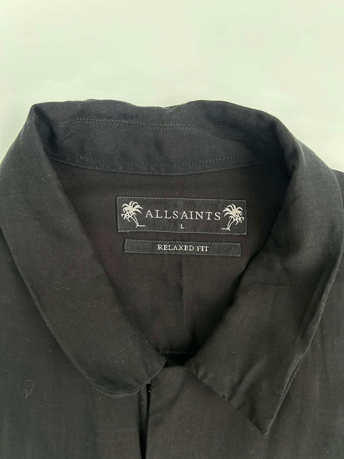 [L]AllSaints 올세인츠 스탬프 숏 슬리브 반팔 셔츠 상품이미지3