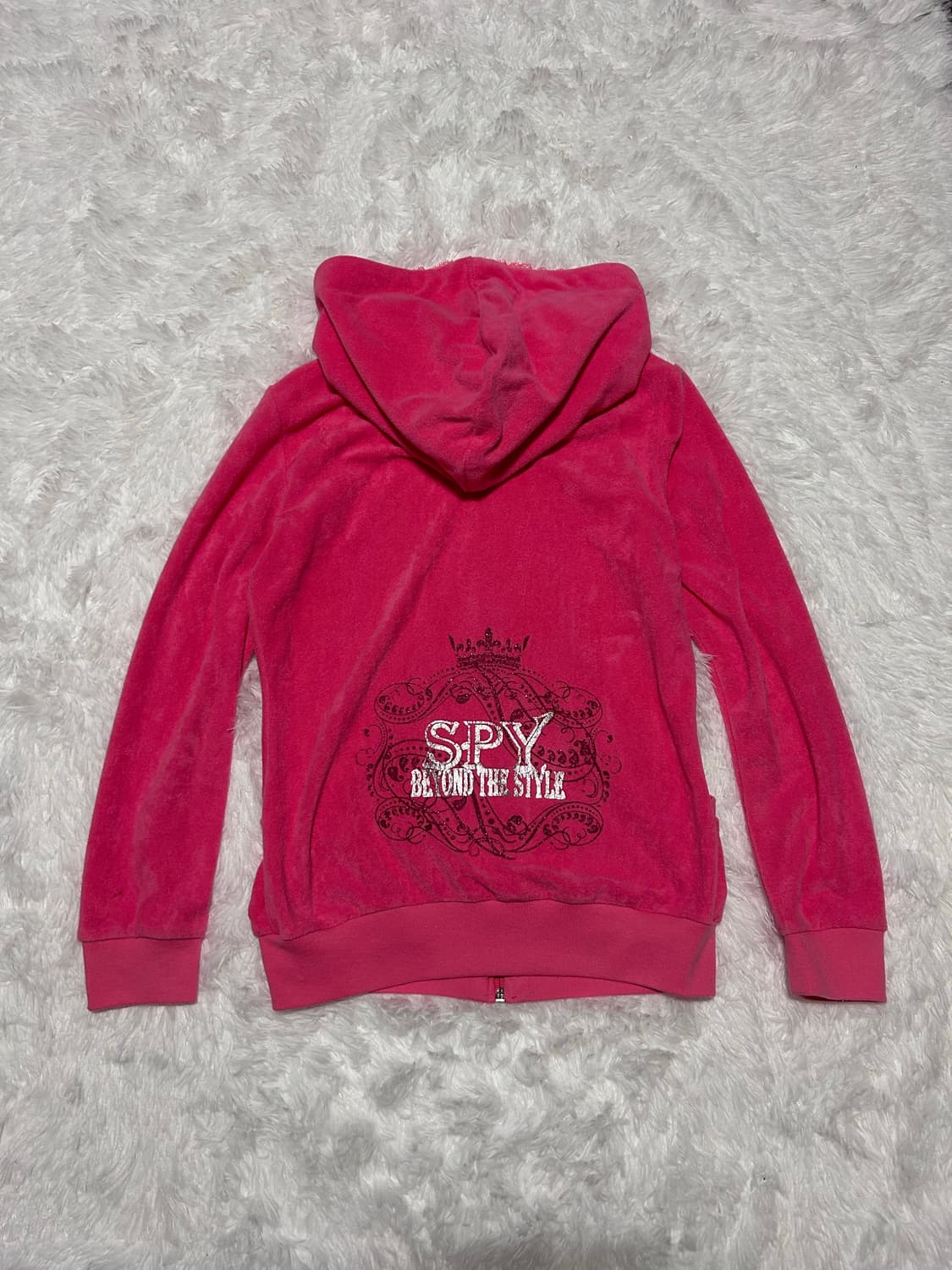 spy gal velvet hood zip-up 상품이미지7