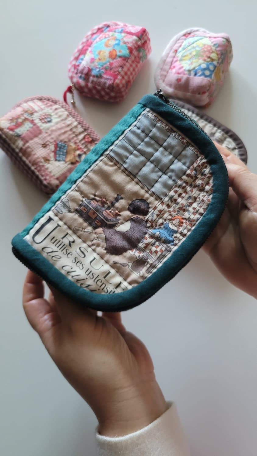 퀼트그린소잉박스/핸드메이드/소잉박스/파우치/퀼트소품 상품이미지5