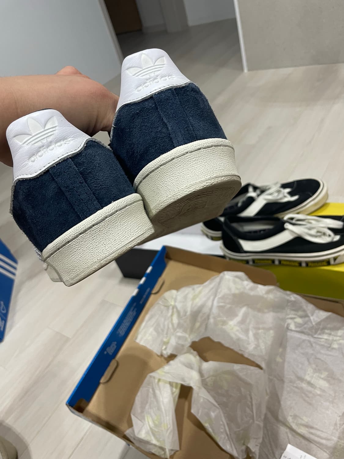 Adidas Campus 80s Collegiate Navy 상품이미지4
