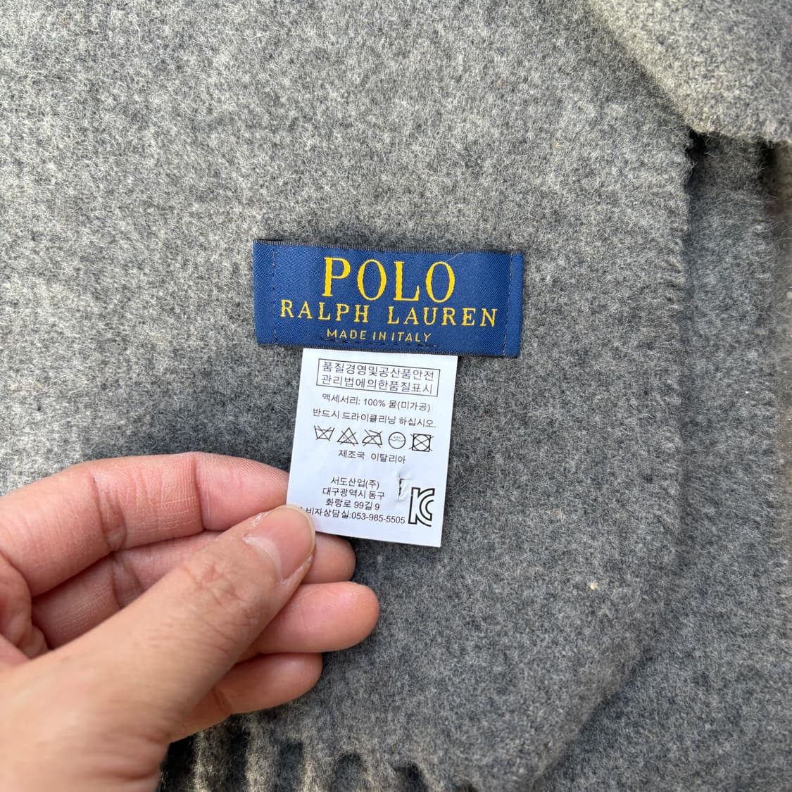 Polo 폴로 울 머플러 목도리 상품이미지3