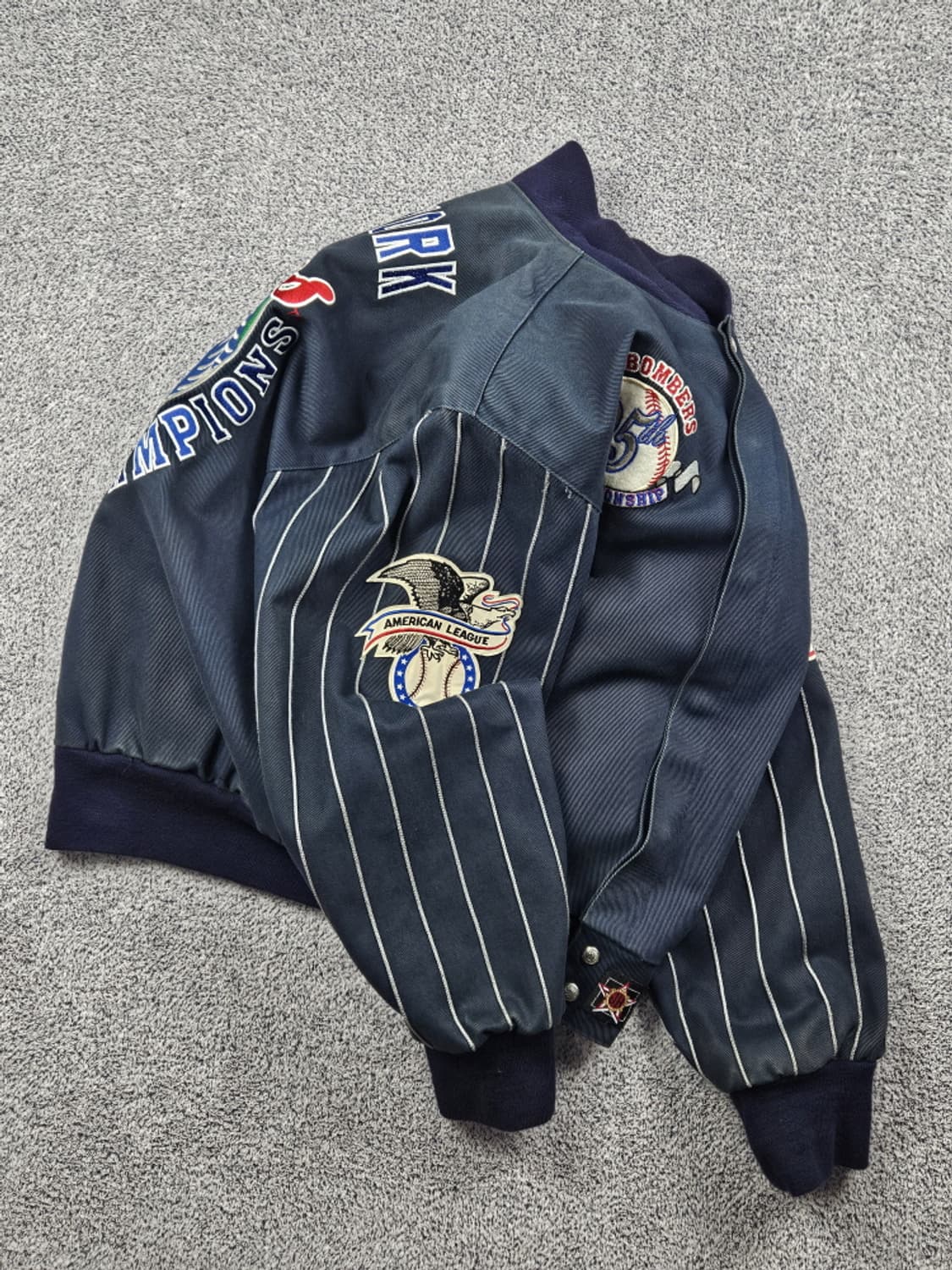 USA JH디자인 1999챔피언 뉴욕양키스 바시티자켓 (M)/ 10183 상품이미지5