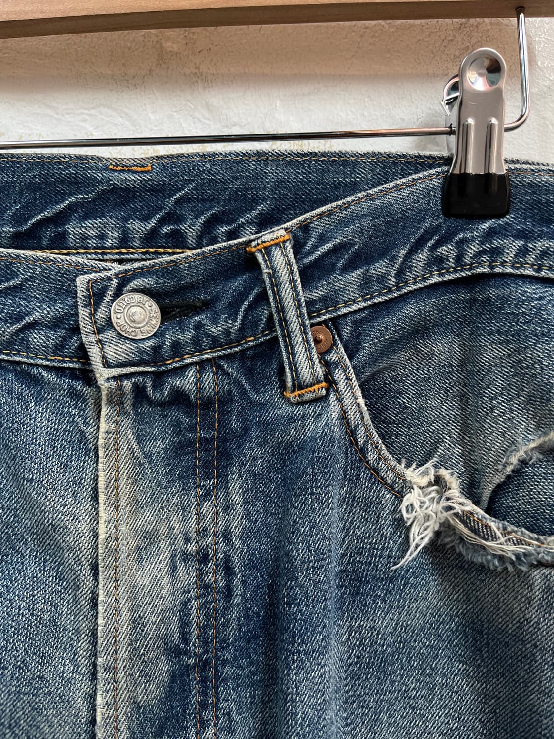 Sewing chop 샐비지 데님 진 W31 상품이미지9