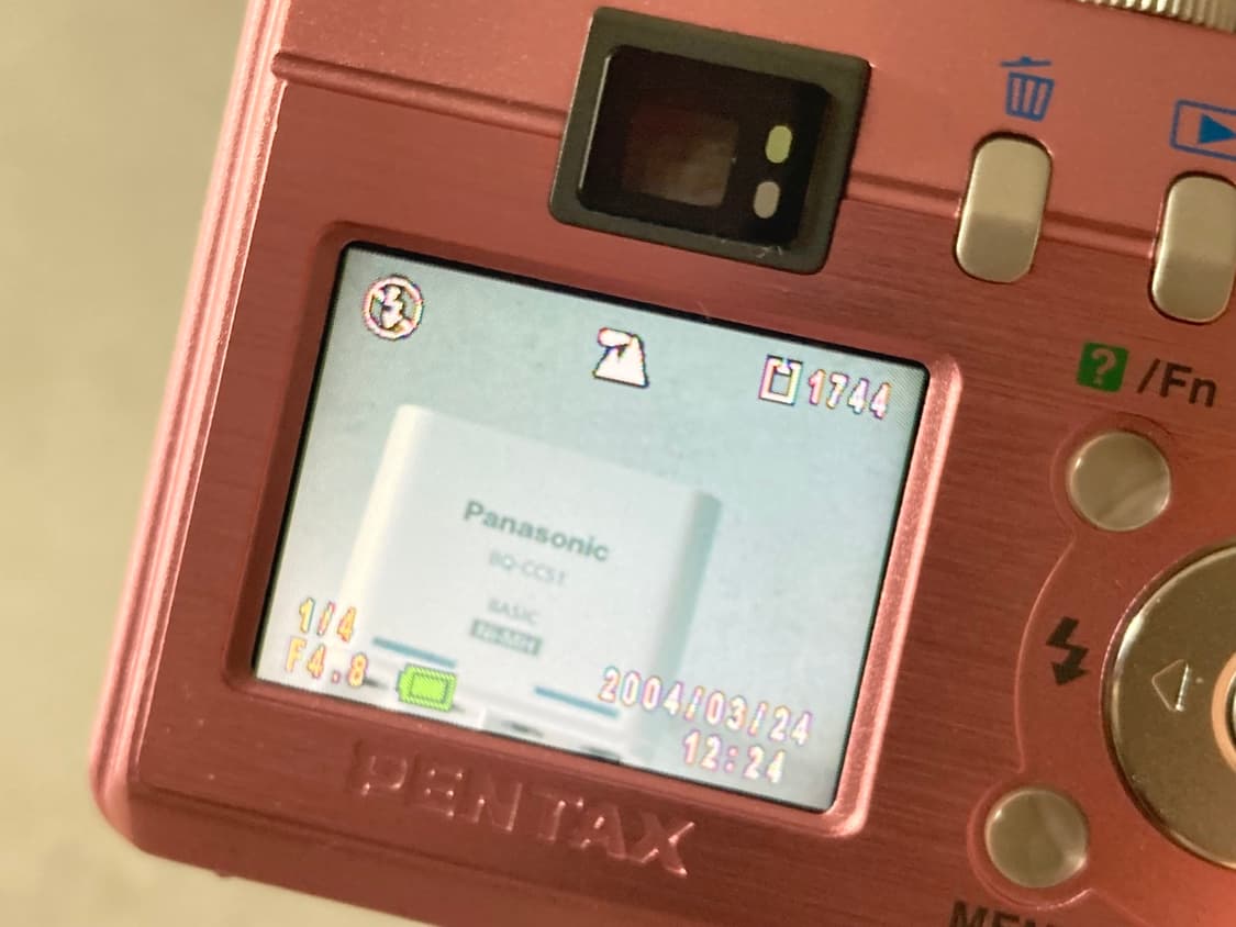 키키디카) 미품! 펜탁스 옵티오 s40 핑크 상품이미지8