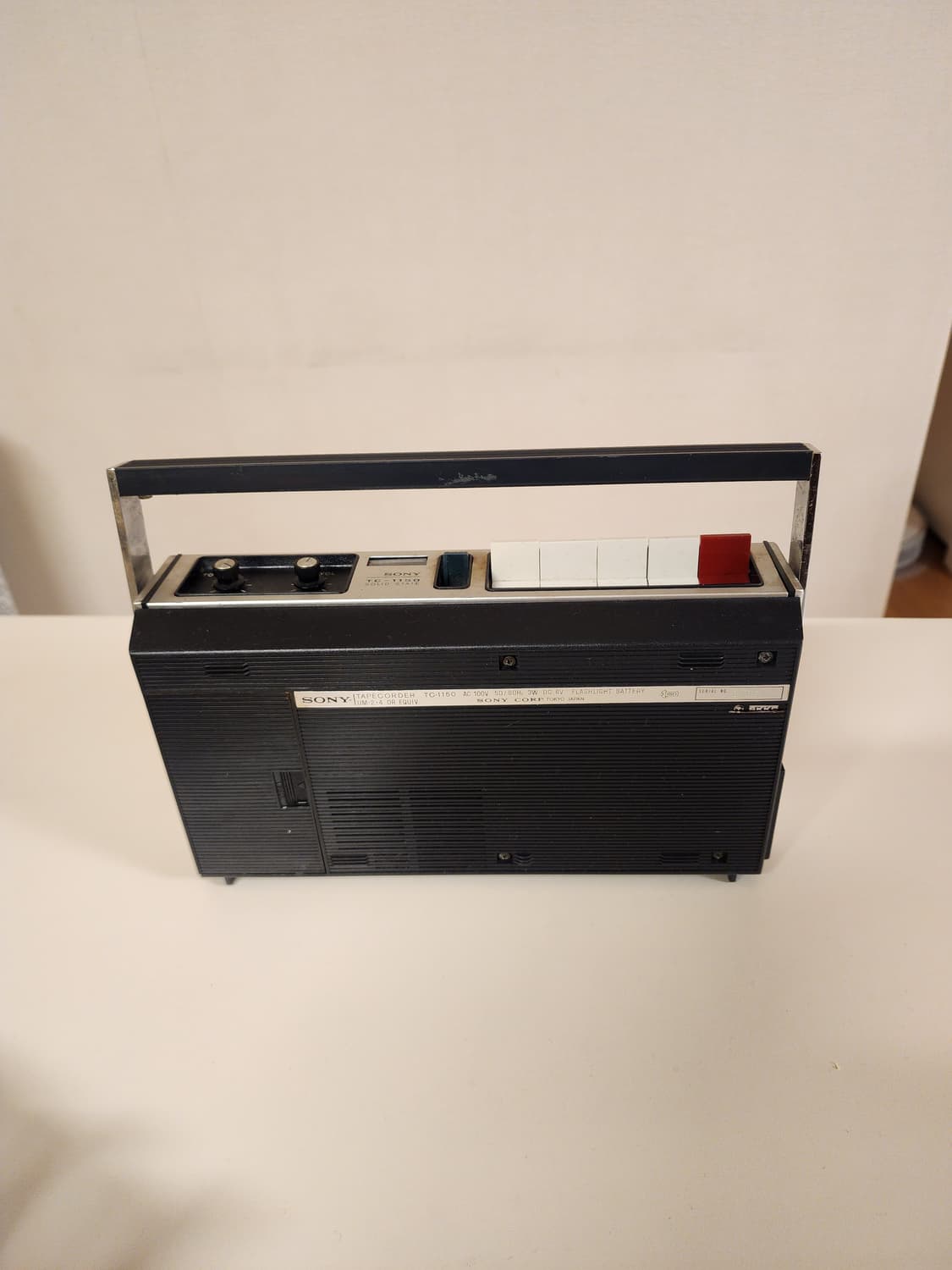 예쁜 소니 빈티지 카세트 플레이어 TC-1150 상품이미지5